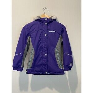 Zeroxposur Girls Jacket Full‎ Zip with Faux Fur Trim with Hood 10/12